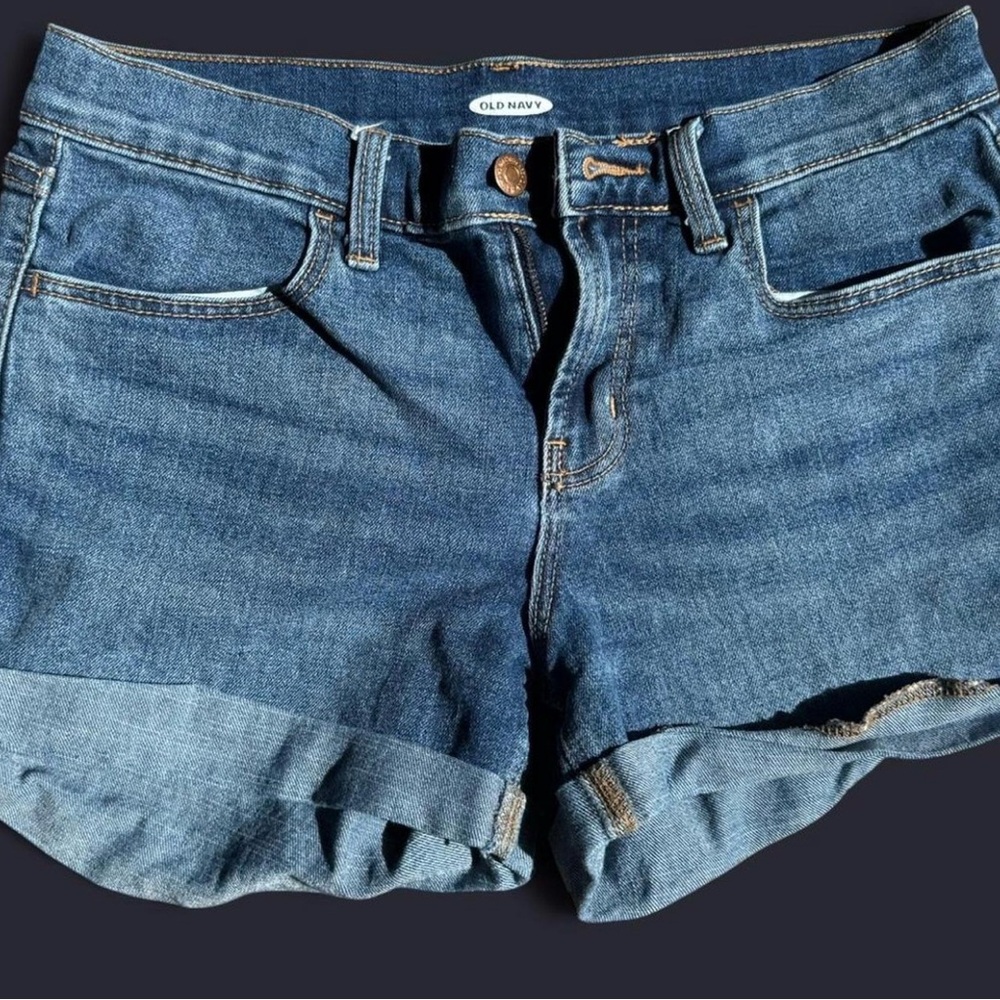 Old Navy Women's Blue Denim Shorts Size 4